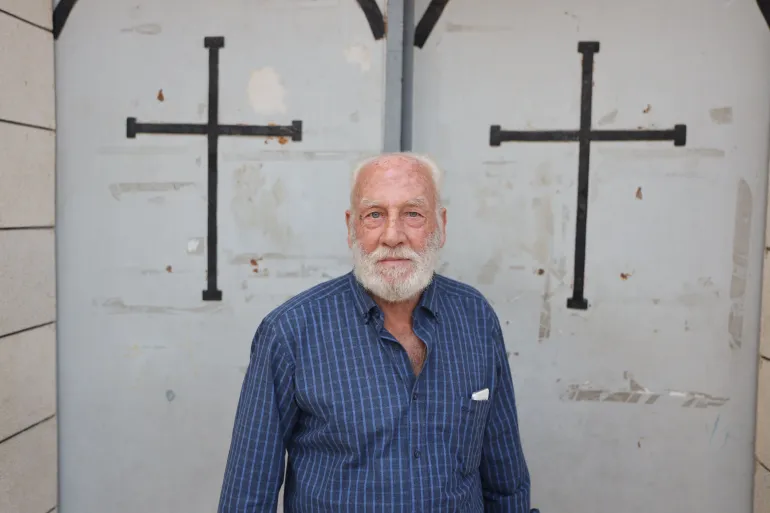 „Erőt adott nekünk”: A gázai keresztények emlékeznek a hívásokra Ferenc pápával 5 873A6407 copy 1745326319