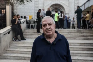 „Erőt adott nekünk”: A gázai keresztények emlékeznek a hívásokra Ferenc pápával 6 873A6524 copy 1745326340