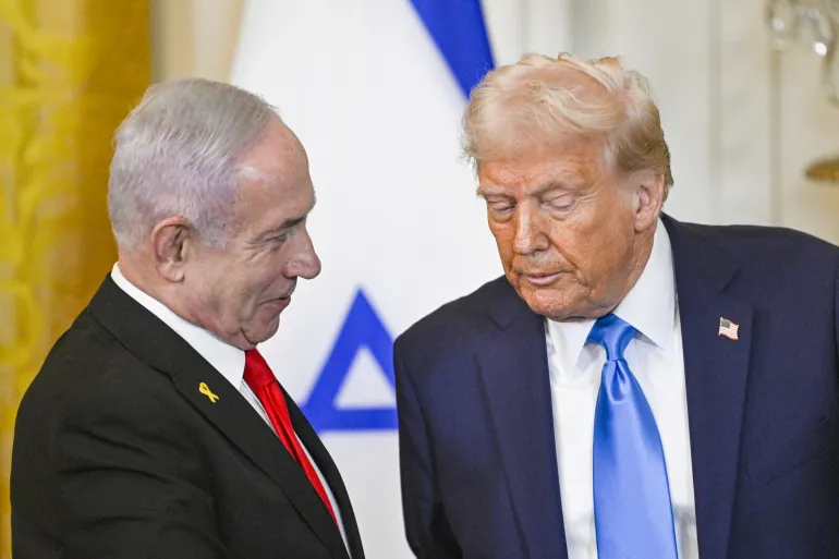 Egyre több izraeli találgatás van Trump és Netanjahu közötti esetleges viszályról. 5 AA 20250205 36957730 36957722 DONALD TRUMP BENJAMIN NETANYAHU JOINT PRESS CONFERENCE IN WASHINGTON DC 1 1738788551
