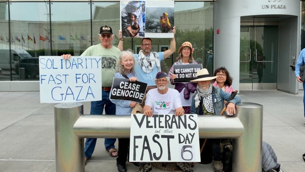 Ismerkedjen meg a Gázáért böjtölő amerikai katonai veteránokkal 6 gaza fast veterans UN