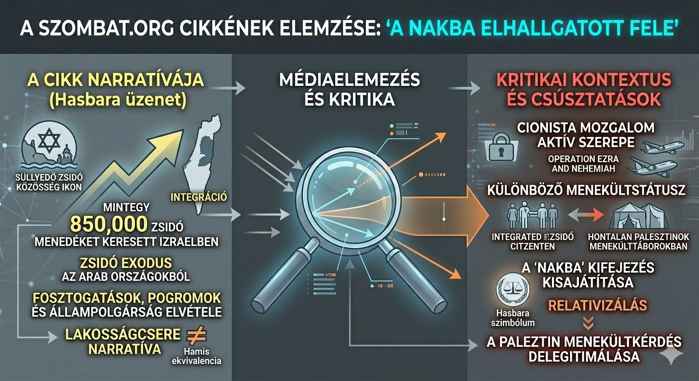 A HASBARA lebuktatása: -"A Nakba elhallgatott fele Írta: Vajda Tamás - 2026-05-15 Rovat: Történelem-szombat.org"