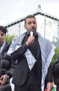 Budapesten a Fórum a Békéért mozgalom és több civil szervezet demonstrációt tartott Netanjahu izraeli miniszterelnök palesztinok elleni népirtása és a magyar kormány bűnrészes hallgatása miatt. 8 560004645 857615903457969 3494069858139985494 n