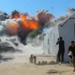 Három palesztin meghalt, 15 megsebesült az egész Gázai övezetet érintő izraeli támadásokban getty_6a547fcfad-1783922639