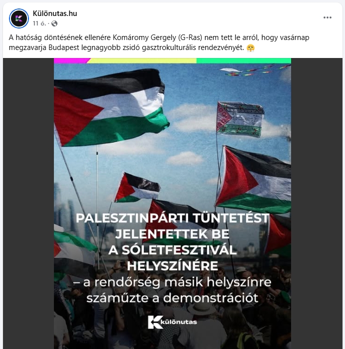 Hazugsággyár a Sóletfesztivál körül: Hogyan gyártott a széljobboldali sajtó „antiszemita provokációt” a semmiből?